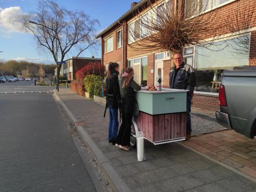 Proef draaien thuis.