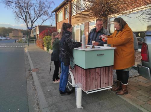 Proef draaien thuis.